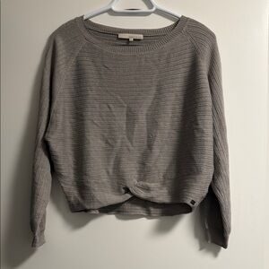 Gray Light Knit Sweater